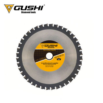 low noise stable performance 4.5in tct blade for cutting steel material
